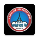 rádio nova voz fm 91,3 fartura-sp android application logo